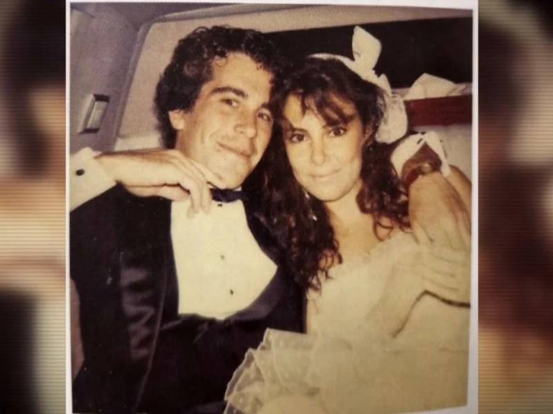 Ana Obregón y Jeffrey Epstein en la década de los 80.