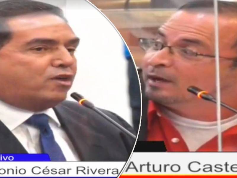 Los diputados Toño Rivera y Sergio Castellanos.