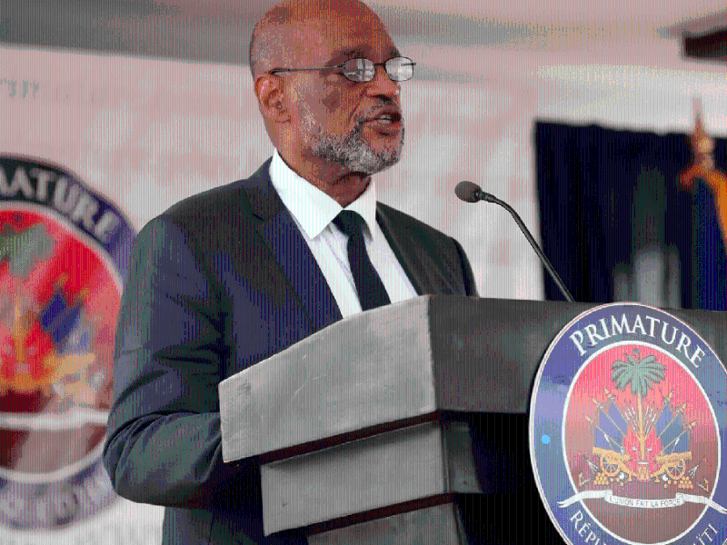 Henry fue designado primer ministro por el fallecido presidente Jovenel Moise, en su última acción antes de ser asesinado.