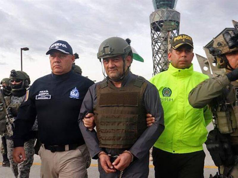 Otoniel confesó ante la jueza haber ordenado mover toneladas de droga del clan del Golfo a Costa Rica, Honduras y México.