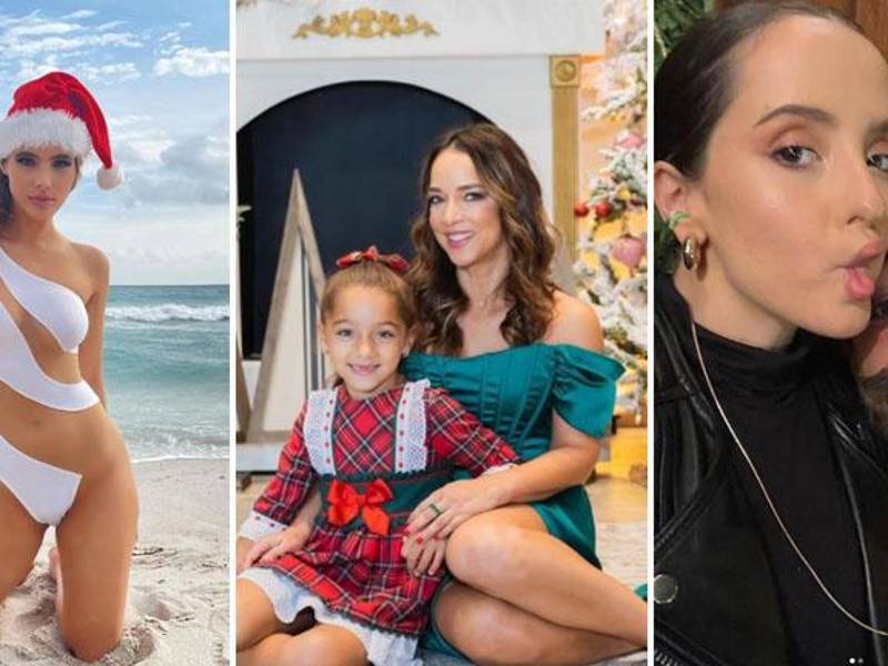 Los famosos compartieron en sus redes sociales cómo disfrutaron de la Navidad 2021 y también enviaron emotivos mensajes a sus seguidores.