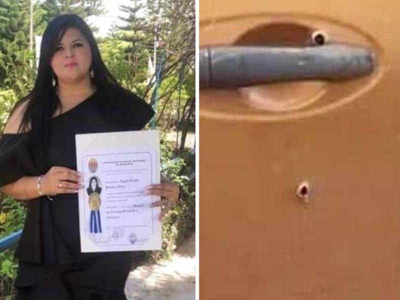 Ingrid Jiménez fue atacada por desconocidos en el barrio Santa Cruz, de Catacamas.