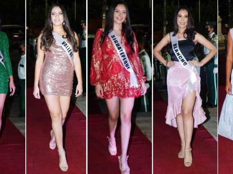 De 17 concursantes iniciales, 2 no participaron en la competencia: Miss Roatán y Tela. La primera porque le traicionaron los nervios; mientras la segunda por motivos personales no pudo viajar (vive en Nueva York). (Fuente: Bryan Espinoza)