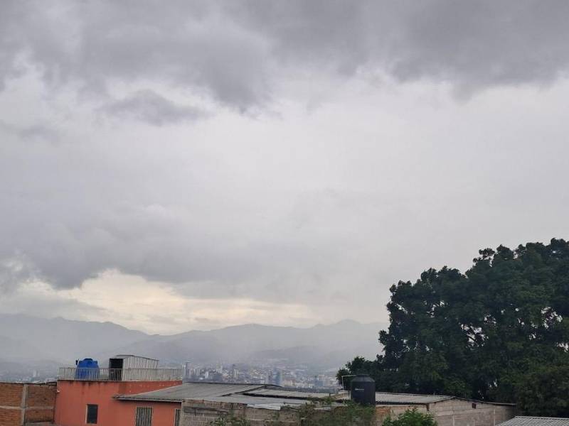 Fotografía de archivo de un día nublado en Tegucigalpa, capital de Honduras.