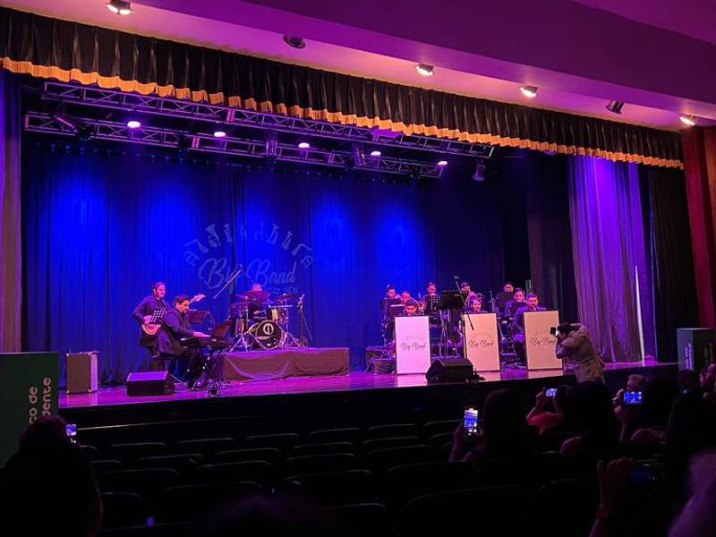 La Big Band surgió en 2018. Sus músicos residen en SPS, expresó Egar Figueroa, pianista y director de la banda.