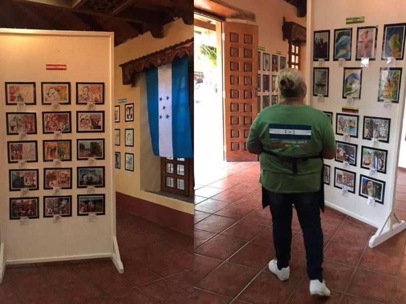 La exposición reúne el talento de artistas de origen americano.