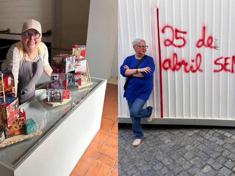 Pamela Letona, artista plástica hondureña.