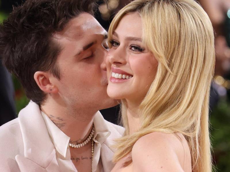 Brooklyn Beckham y su esposa Nicola Peltz .