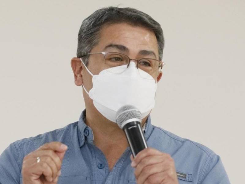 El presidente de Honduras, Juan Orlando Hernández.