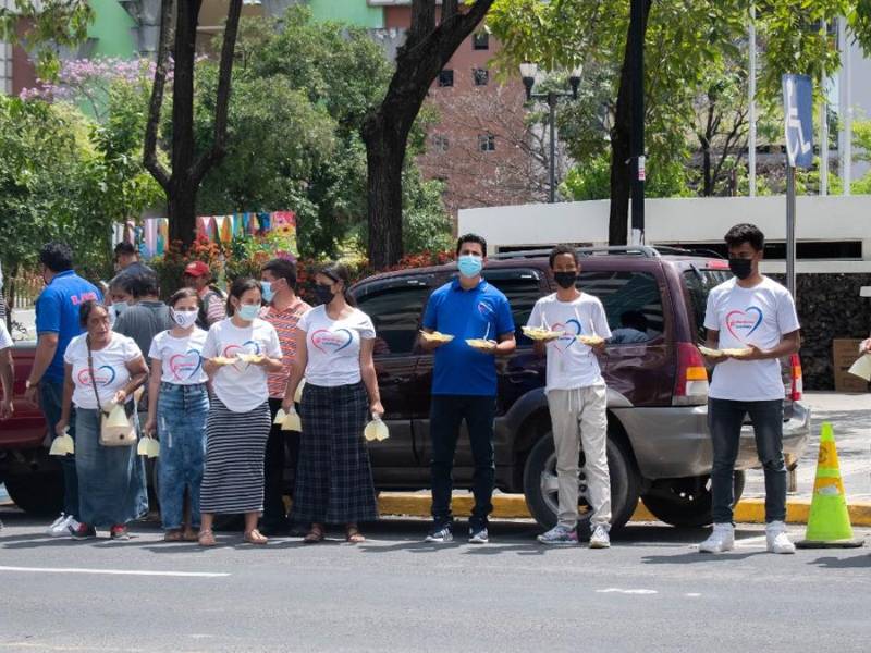 La campaña se realizó en el centro de San Pedro Sula.
