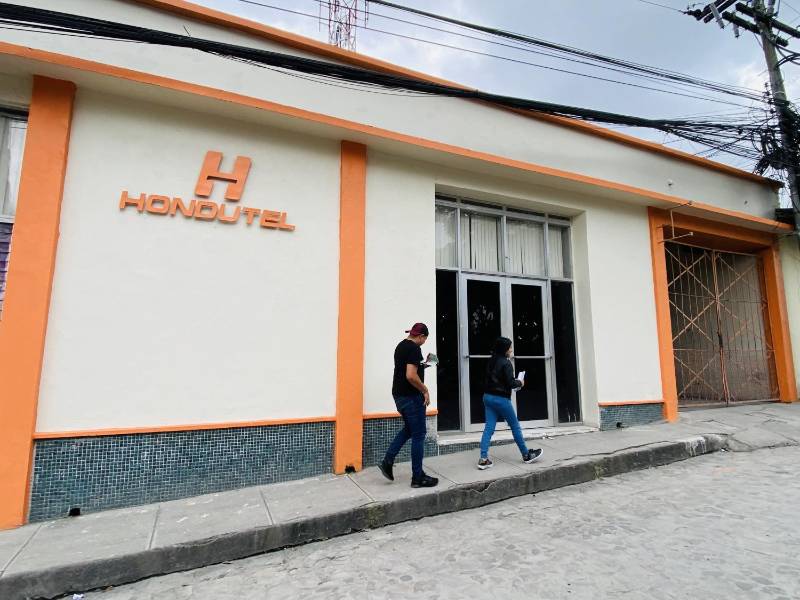 Oficinas de Hondutel en Santa Rosa de Copán.