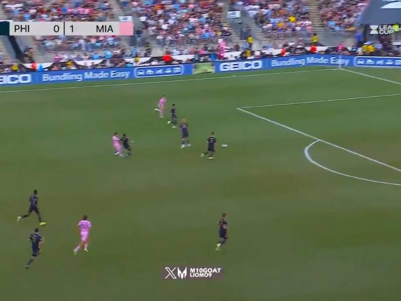 Leagues Cup: El nuevo golazo de Messi en el Philadelphia-Inter Miami