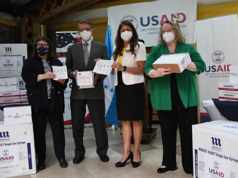 Estados Unidos ha donado a Honduras más de 4,2 millones de dosis de vacunas anticovid-19 a través del mecanismo Covax.