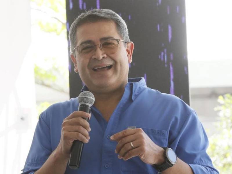 El presidente de Honduras, Juan Orlando Hernández.