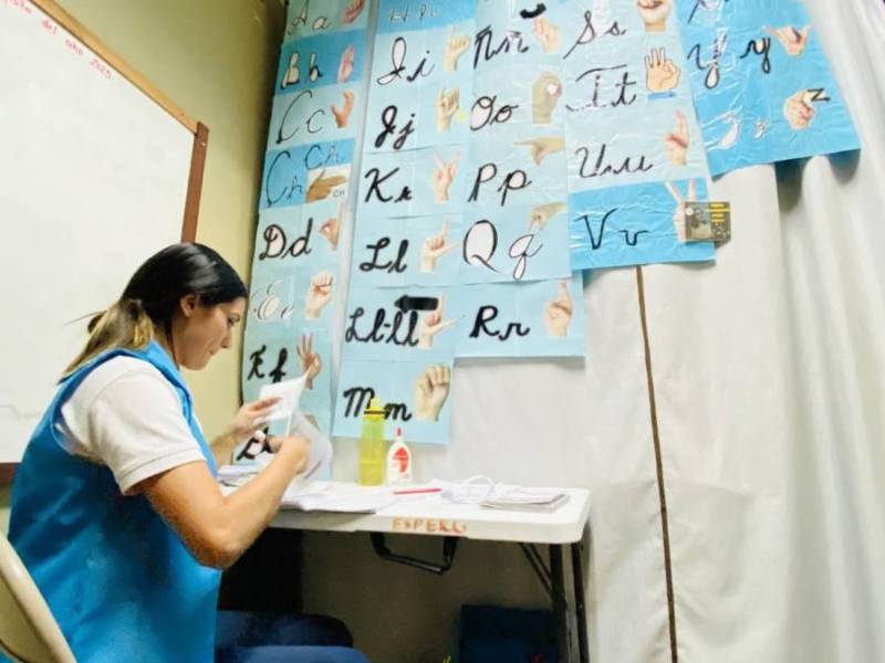 Escuela para personas con discapacidad auditiva en San Rosa de Copán.