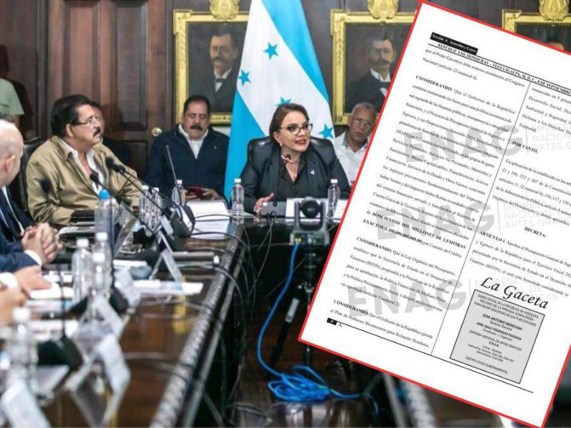 Ministros reunidos para la aprobación del presupuesto general de 2024.