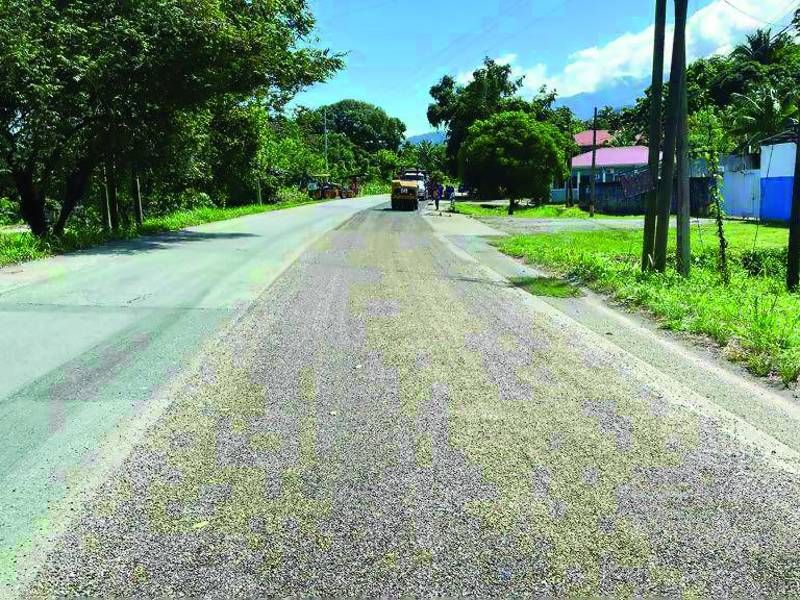 <b>En las próximas semanas se estaría concluyendo el bacheo de la CA-13.</b>