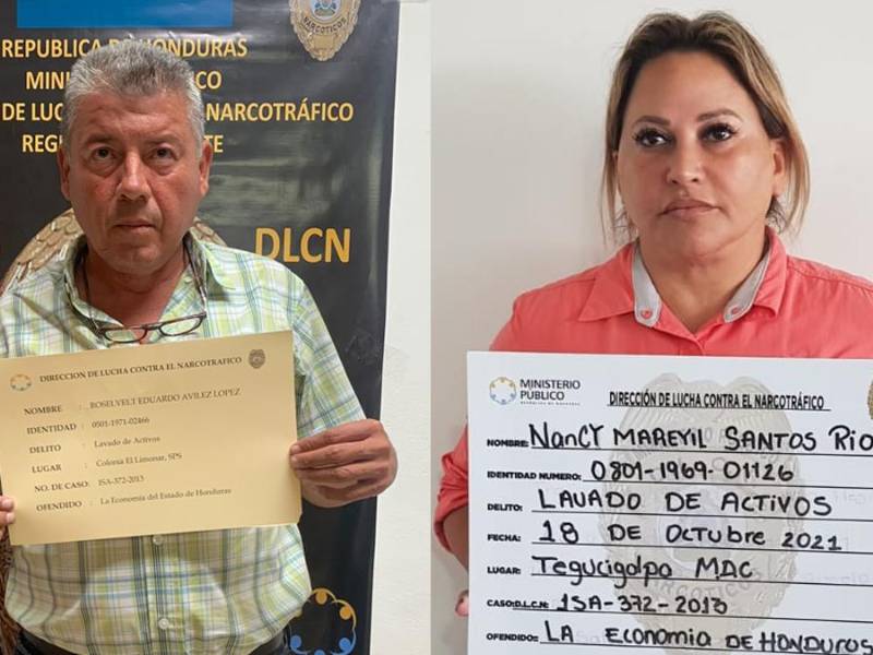 Roosevelt Eduardo Avilez López y su esposa Nancy Mareyil Santos Ríos.