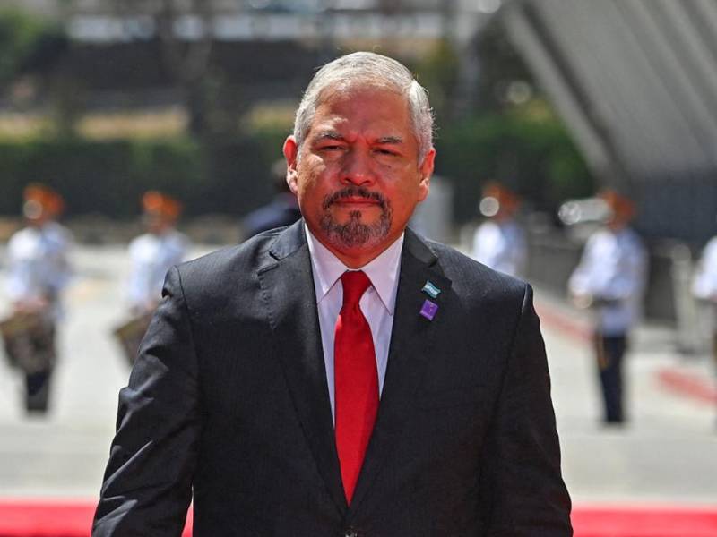 El jefe de la diplomacia hondureña, Enrique Reina.