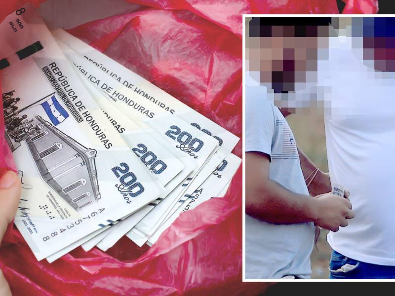 25 billetes de L200 falsos que en total sumaron L5,000 billetes falsos fueron recibidos de un proveedor que hizo la entrega directa en un lugar público de San Pedro Sula.