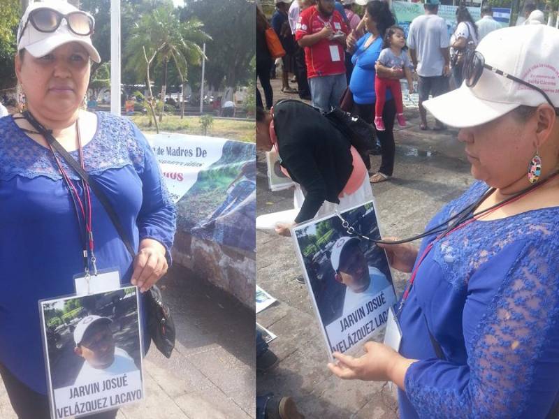 Ángela Lacayo lleva varios años buscando a su hijo Jarvin Josué Velásquez Lacayo.