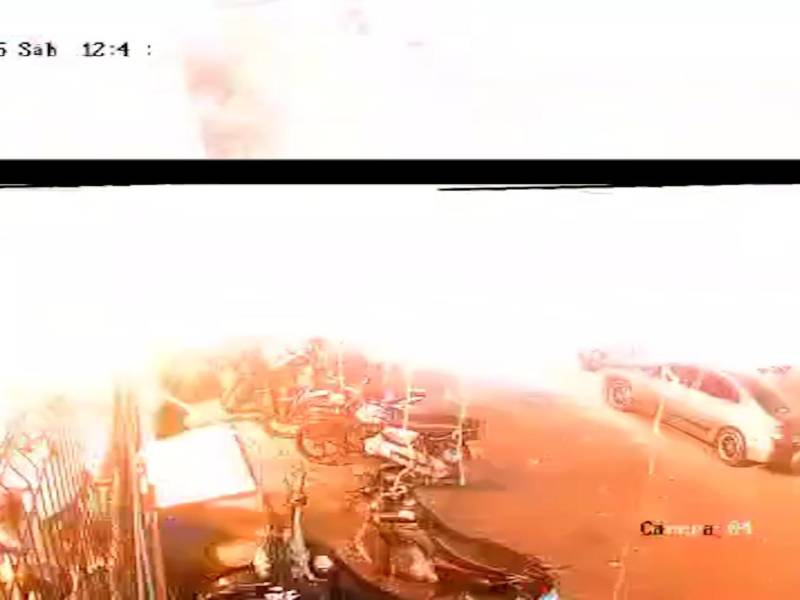 Hondureños casi alcanzados por un rayo en Santa Bárbara.