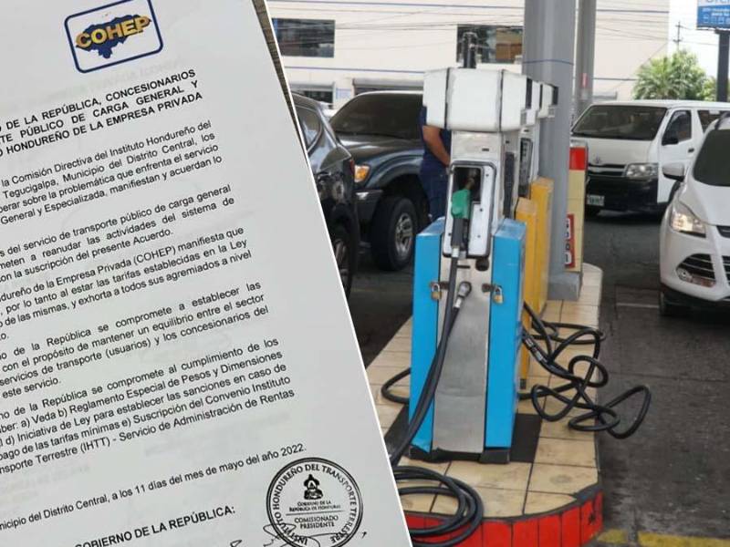 Comunicado del Gobierno, empresa privada y transporte de carga.