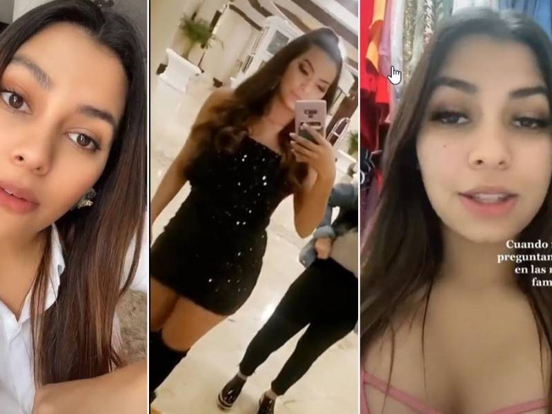 Foto de Angie Samantha, de 22 años, de su cuenta de TikTok.