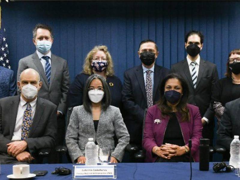 Uzra Zeya reunió con representantes de la sociedad civil en Tegucigalpa.