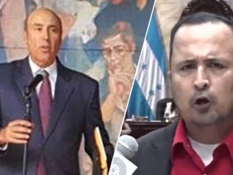 Hugo Llorens, exembajador de Estados Unidos en Honduras, y el diputado de Libre Sergio Castellanos.