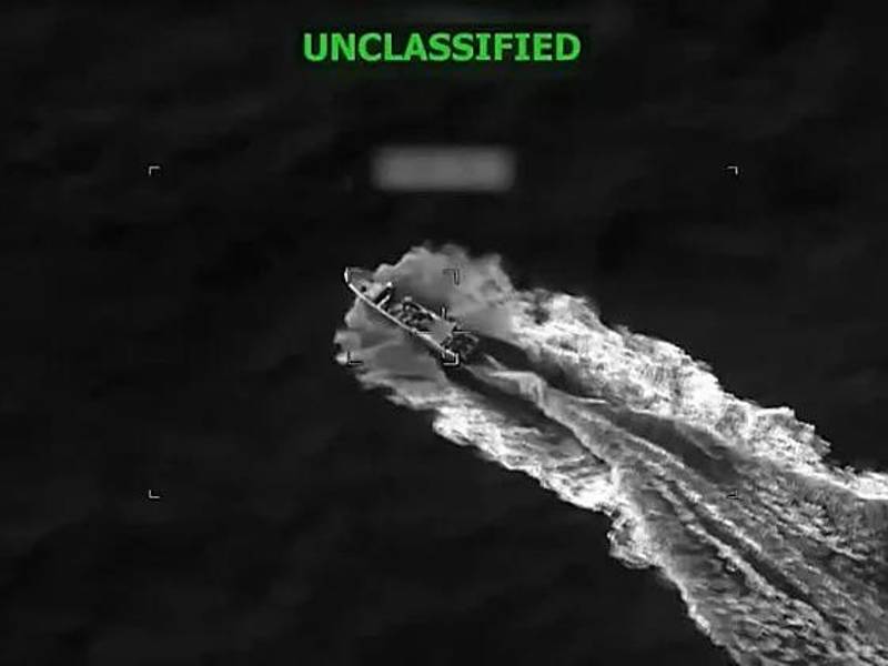 Captura de pantalla del video publicado por el Comando Sur.