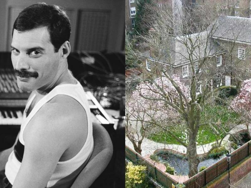 Se trata de ‘Garden Lodge’, una residencia de estilo georgiano, ubicada en el exclusivo barrio de Kensington, donde la estrella de la banda de rock vivió hasta su muerte en 1991.