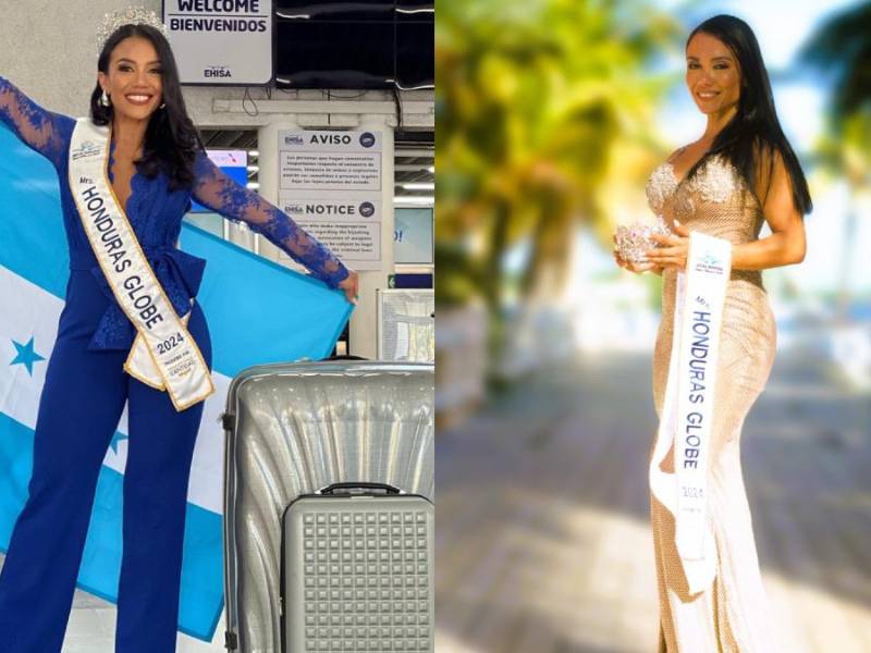 La talentosa y hermosa representante catracha, Paola Carbajal.