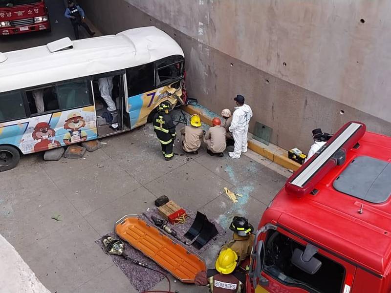 Edwin Antonio Amador perdió la vida al ser aplastado por el bus que conducía en el bulevar Suyapa de Tegucigalpa.