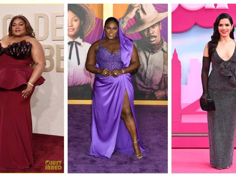 Da’Vine Joy Randolph (<i>Los que se quedan</i>); Danielle Brooks (<i>El color púrpura</i>) y América Ferrera (<i>Barbie</i>), nominadas a “Mejor actriz de reparto”.