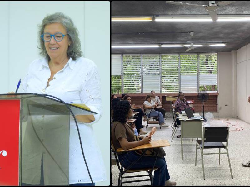 Rosa Serra Majem dio dos conversatorios en San Pedro Sula, ahora se dispone a participar en el primer Congreso Internacional “Interculturalidad en América Latina y el Caribe”, en La Ceiba, Atlántida, del 1 al 3 de agosto.