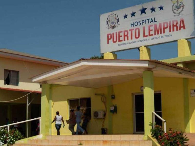 Foto de archivo del hospital público de Puerto Lempira.