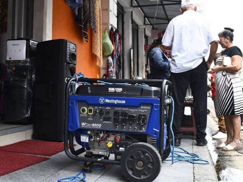 La región del valle de Sula también es impactada por apagones e interrupciones de energía.
