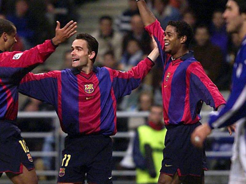Overmars estuvo en el Barcelona por tres años.