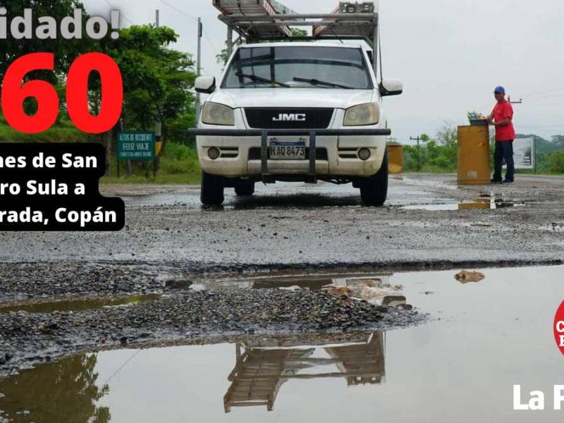 En nuevo un recorrido se comprobó que ha empeorado el estado de la carretera CA-4 que une a San Pedro Sula con el occidente de Honduras. Cada día surgen nuevos hoyos aumentando los peligros para los miles de conductores que a diario transitan por la vía.