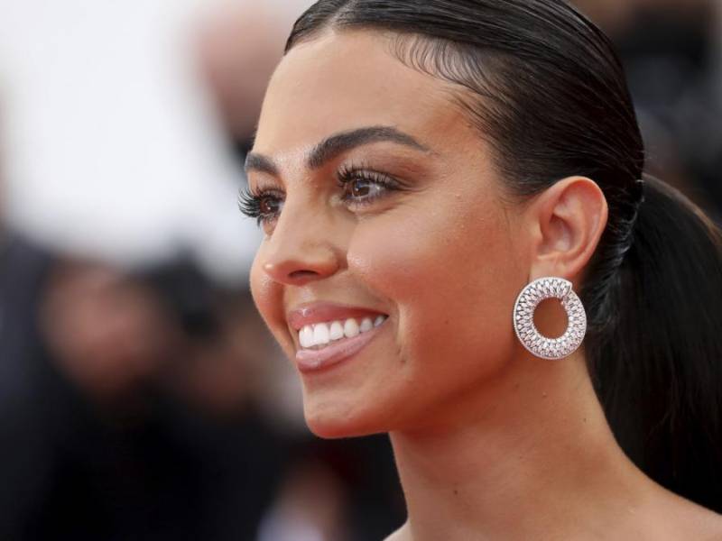 Georgina Rodríguez es pareja del futbolista Cristiano Ronaldo.