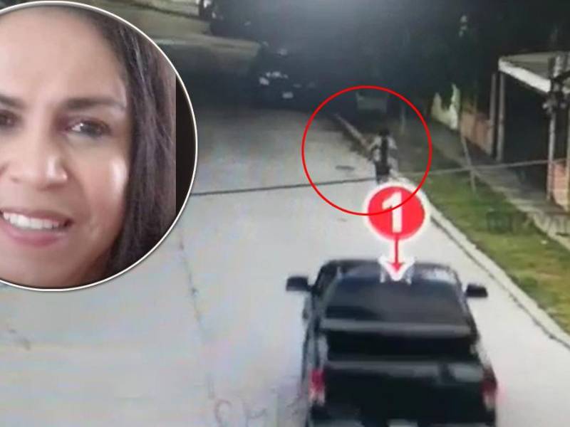 Imagen del video de la Policía.