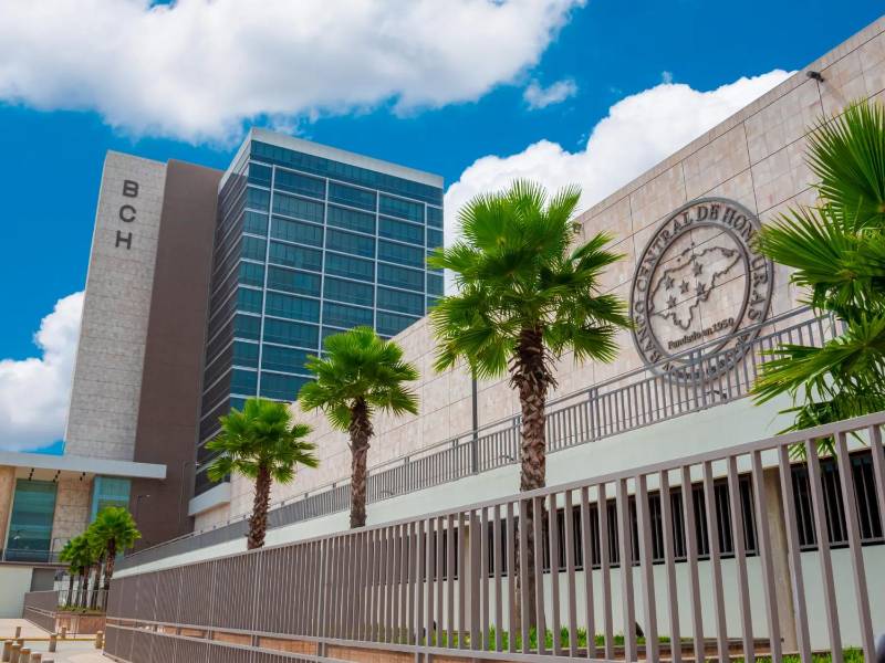 Edificio sede del Banco Central de Honduras en Tegucigalpa.