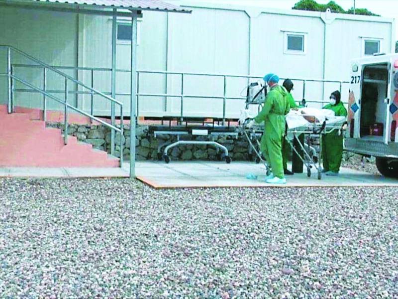 Las hospitalizaciones han aumentado en el centro médico.