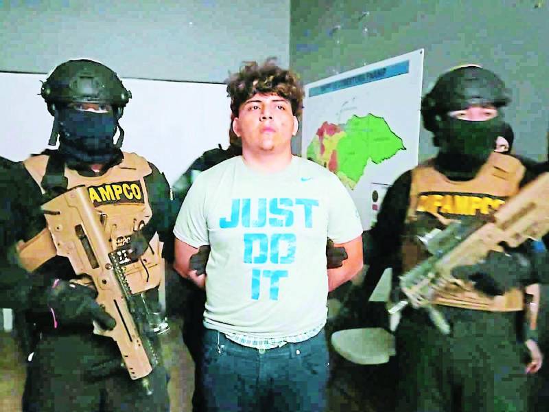 Alias El Renller fue arestado ayer en Choloma.