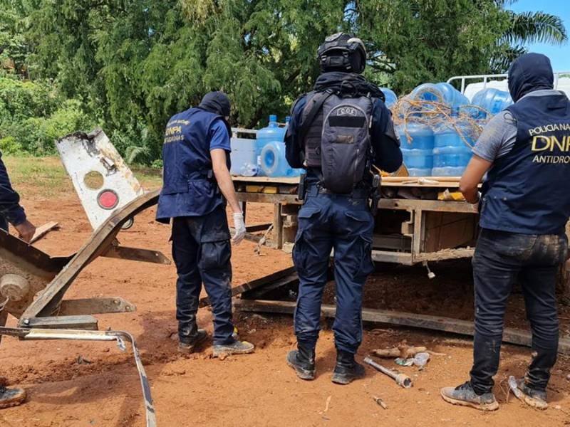 La droga estaba en caletas.