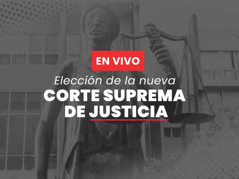 La elección de la Corte Suprema de Justicia se realizará este miércoles.
