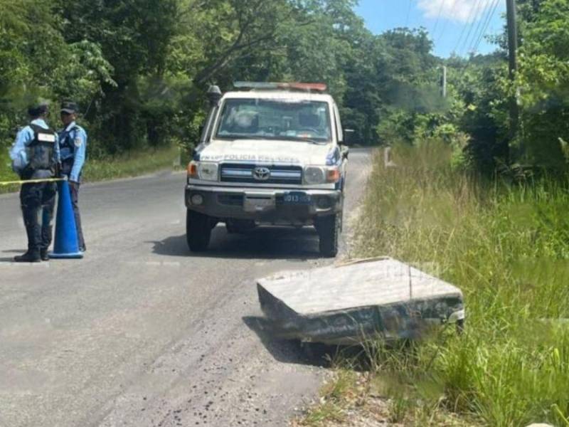 Agentes de la Policía Nacional llegaron a acordonar la escena.