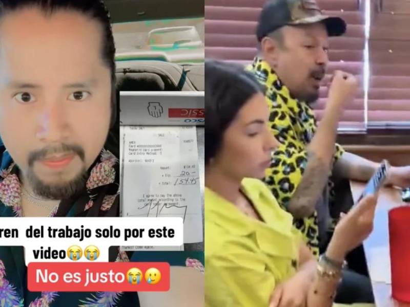 Video: Despiden a mesero por quejarse de Pepe y Ángela Aguilar