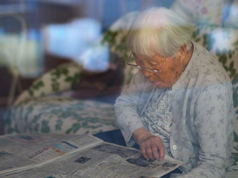 Tomeyo Ono, de 101 años, tiene un repertorio de 50 cuentos. Empezó a contarlos por diversión tras cumplir 70.